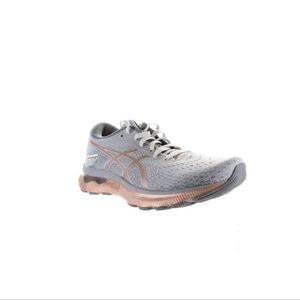 ASICS Womens Gel-Nimbus 24 Gray Running Shoes